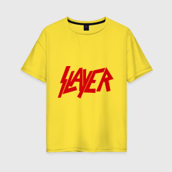 Женская футболка хлопок Oversize Slayer