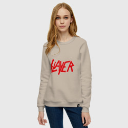 Женский свитшот хлопок Slayer - фото 2