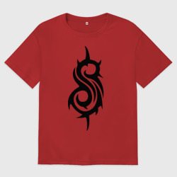 Мужская футболка хлопок Oversize Slipknot 2