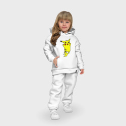 Костюм с принтом Покемоны5 для ребенка, вид на модели спереди №4. Цвет основы: белый