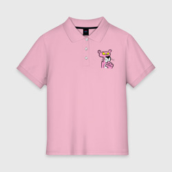 Женское поло хлопок Розовая пантера 3