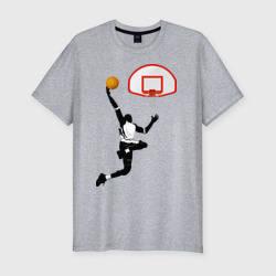 Карим Абдул-Джаббар: баскетболист NBA – Мужская футболка хлопок Slim с принтом купить