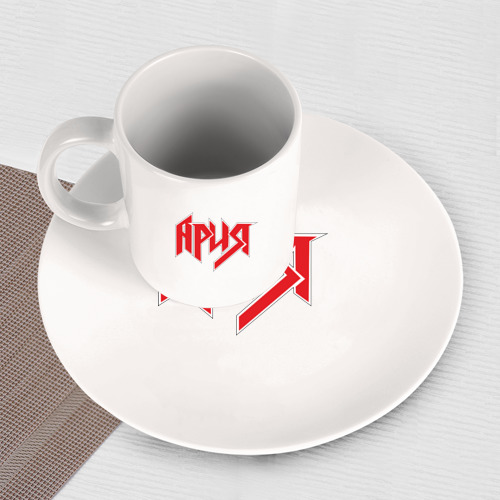 Набор: тарелка + кружка Ария - фото 3