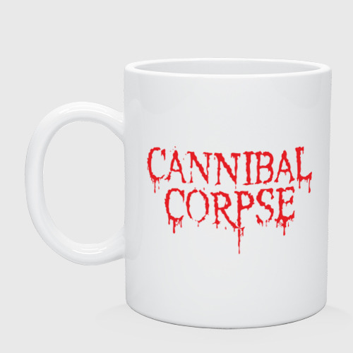 Кружка керамическая Cannibal Corpse, цвет белый