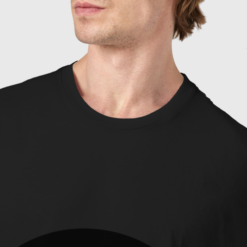 Мужская футболка хлопок Йога, цвет черный - фото 6