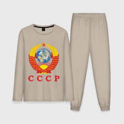 Мужская пижама с лонгсливом хлопок USSR