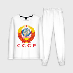 Женская пижама с лонгсливом хлопок USSR