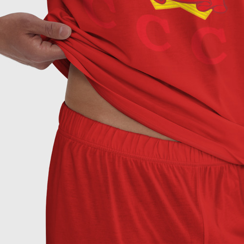 Мужская пижама хлопок USSR, цвет красный - фото 6