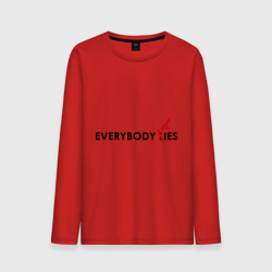 Мужской лонгслив хлопок Everybody Dies 2