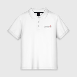 Женское поло хлопок Everybody Dies 2