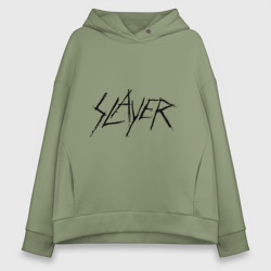 Женское худи Oversize хлопок Slayer 2