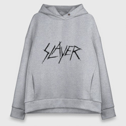 Женское худи Oversize хлопок Slayer 2