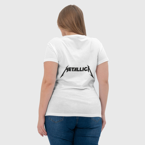 Женская футболка хлопок Metallica (6) - фото 7