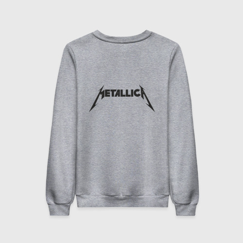 Женский свитшот хлопок Metallica (6), цвет меланж - фото 2