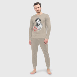 Мужская пижама с лонгсливом хлопок Высоцкий - фото 2
