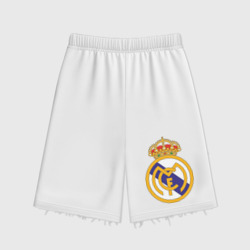 Женские шорты oversize футер хлопок Real madrid