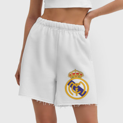Женские шорты oversize футер хлопок Real madrid - фото 2