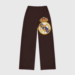 Женские брюки oversize без начеса хлопок Real madrid