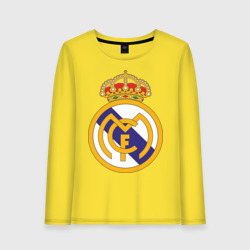 Женский лонгслив хлопок Real madrid