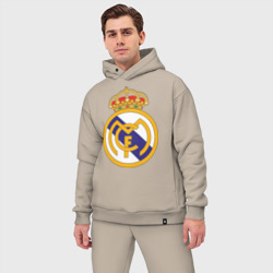 Мужской костюм oversize хлопок Real madrid - фото 2