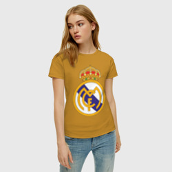 Женская футболка хлопок Real madrid - фото 2