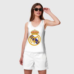 Женская майка хлопок Real madrid - фото 2