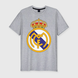 Мужская футболка хлопок Slim Real madrid