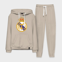 Мужской костюм хлопок с толстовкой Real madrid