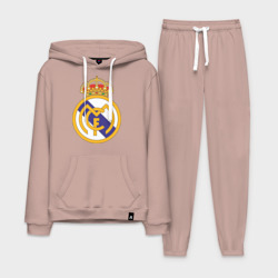 Мужской костюм хлопок с толстовкой Real madrid