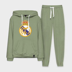 Мужской костюм хлопок с толстовкой Real madrid