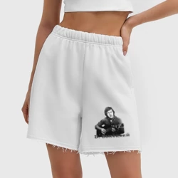 Женские шорты oversize футер хлопок Владимир Высоцкий - фото 2