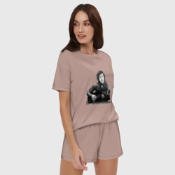 Женская пижама с шортиками хлопок Владимир Высоцкий - фото 2