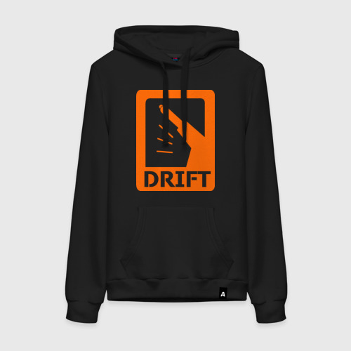 Женская толстовка хлопок Drift, цвет черный