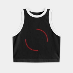 Женская укороченная майка-топ хлопок Аякс