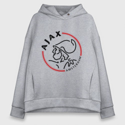 Женское худи Oversize хлопок Аякс