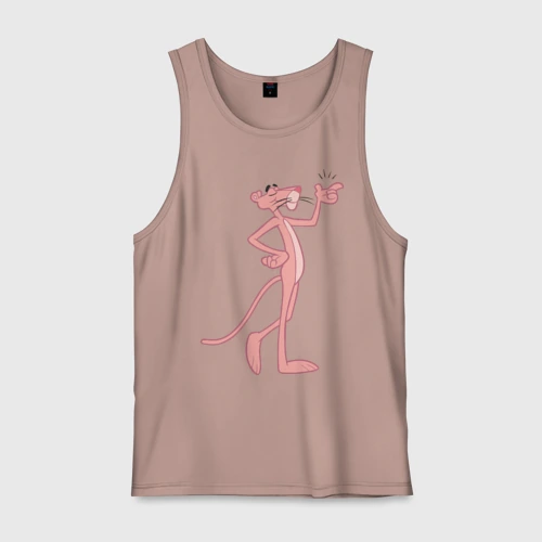 Мужская майка хлопок PinkPanther