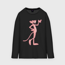 Женский лонгслив oversize хлопок PinkPanther