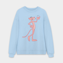 Мужской свитшот oversize без начеса хлопок PinkPanther