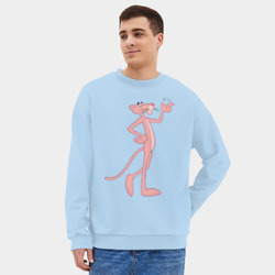 Мужской свитшот oversize без начеса хлопок PinkPanther - фото 2