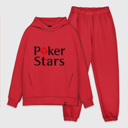 Мужской костюм oversize хлопок Poker Stars