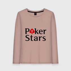 Женский лонгслив хлопок Poker Stars