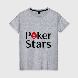 Женская футболка хлопок Poker Stars