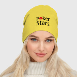 Женская шапка демисезонная Poker Stars - фото 2