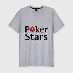 Мужская футболка хлопок Slim Poker Stars