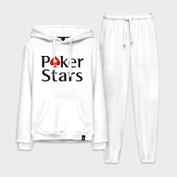 Мужской костюм хлопок с толстовкой Poker Stars