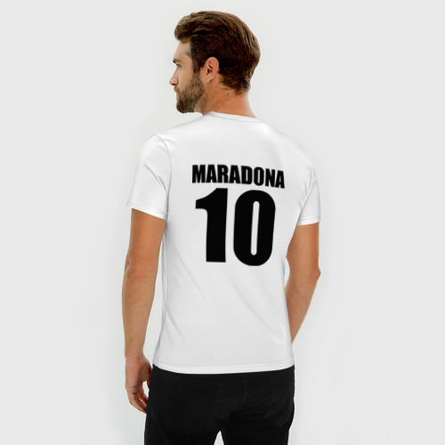 Мужская футболка хлопок Slim Diego Maradona - фото 4