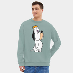 Мужской свитшот oversize без начеса хлопок Droopy 1 - фото 2