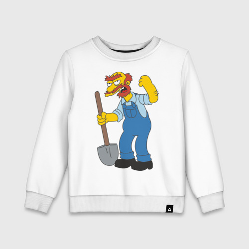 Детский свитшот хлопок Groundskeeper Willie