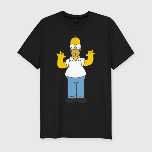 Мужская футболка премиум Homer Simpson Фото 01 Мужская футболка премиум Homer Simpson Фото 01