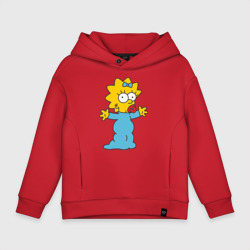 Детское худи Oversize хлопок Maggie Simpson